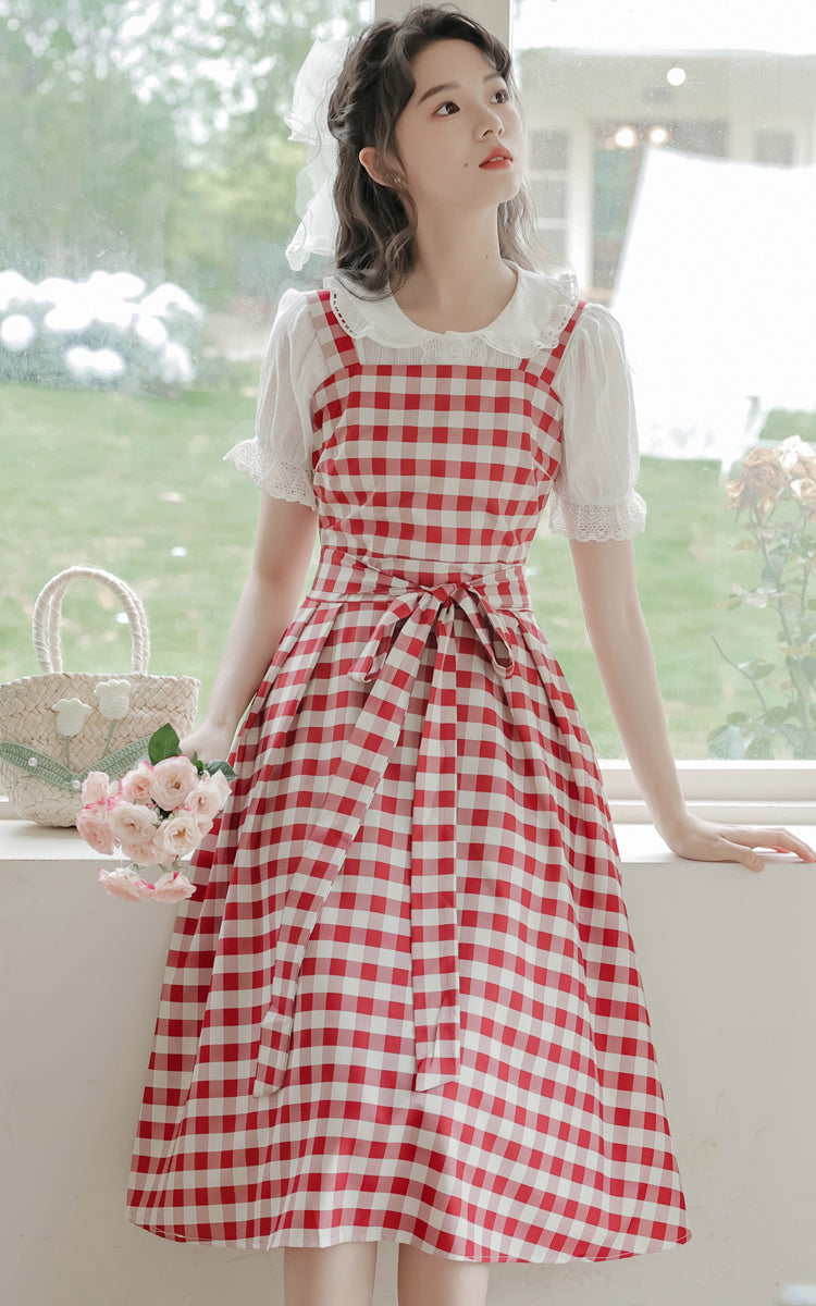 Gingham Picnic Cami Dress Maxct
