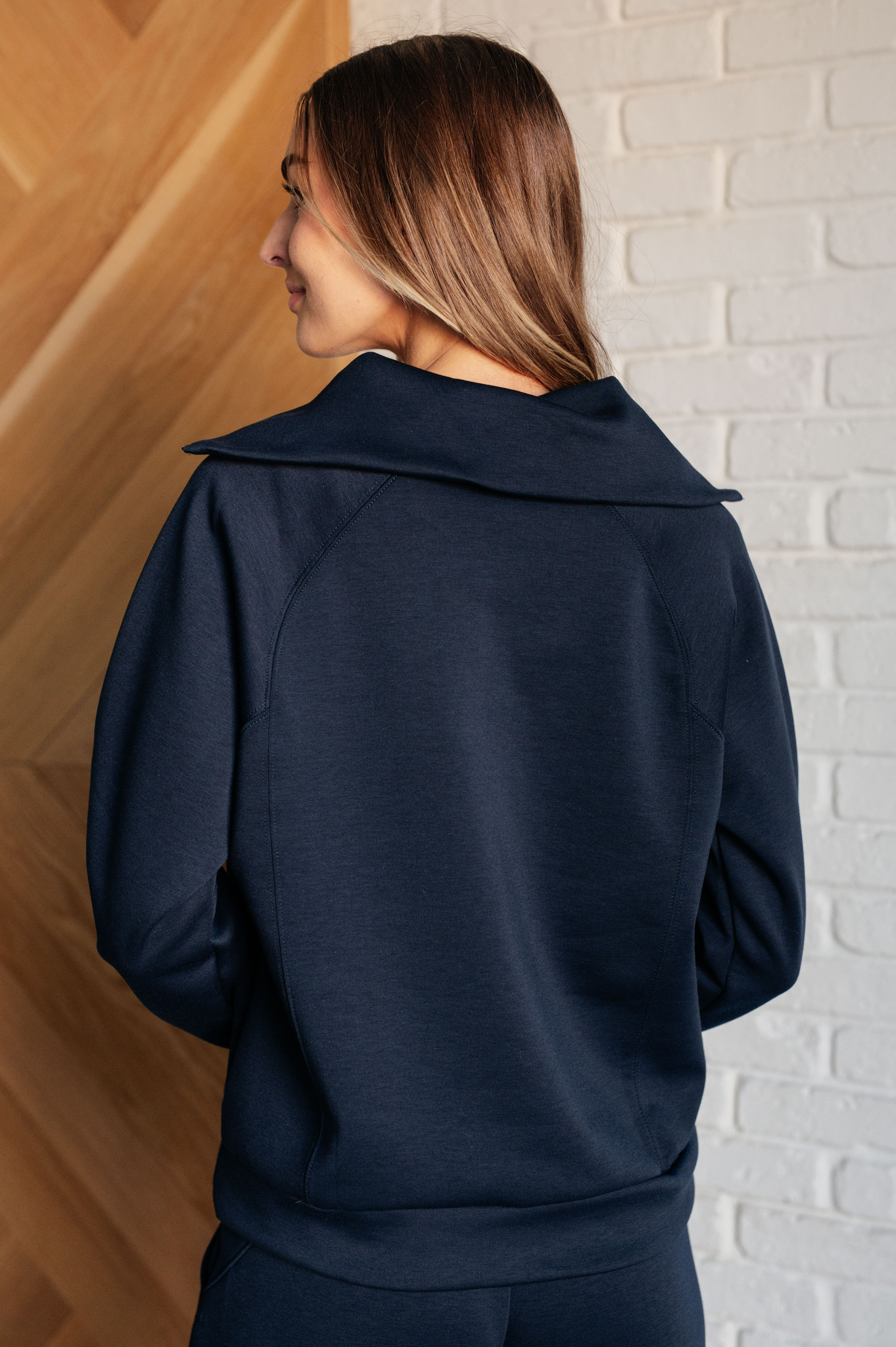 Maxct &Hamptons Travel Half Zip Pullover in Navy