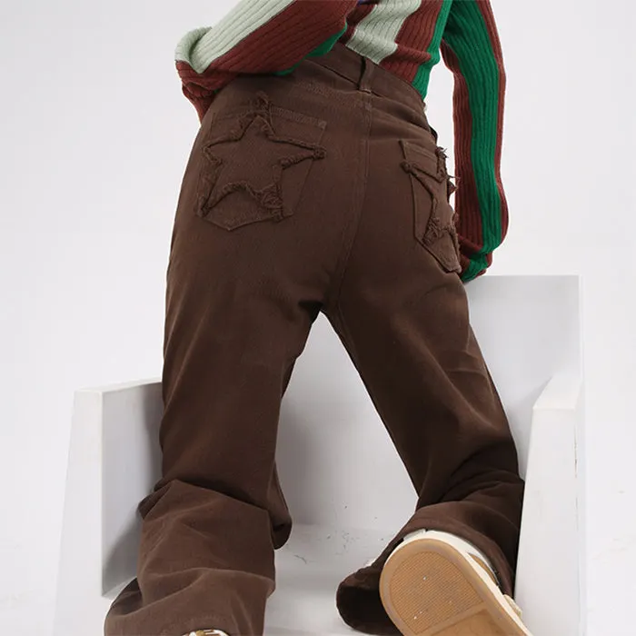 No Apologies Star Pocket Jeans Maxct