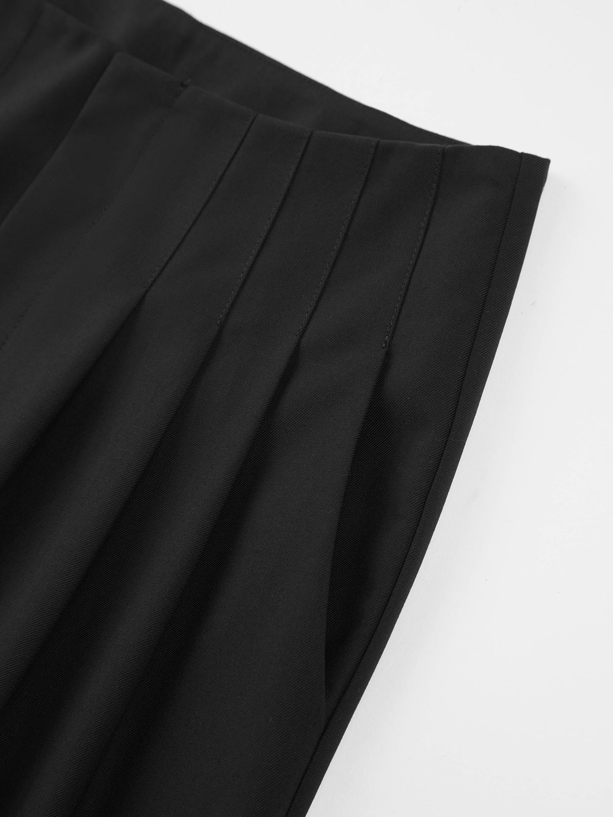 Maxct High Waist Pleated Wide Leg Pants