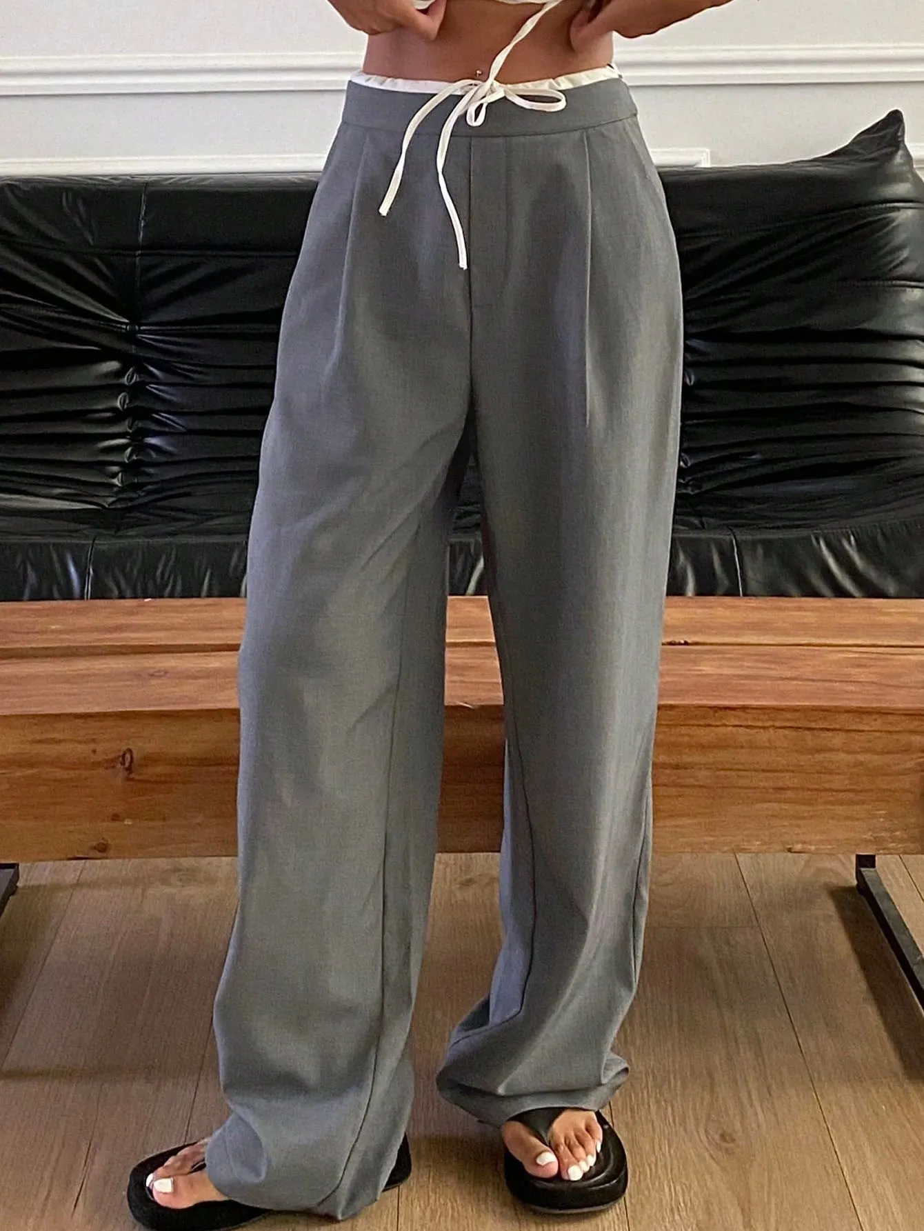 Maxct Loose Casual Women Suit Pants, Summer Daily Commute
