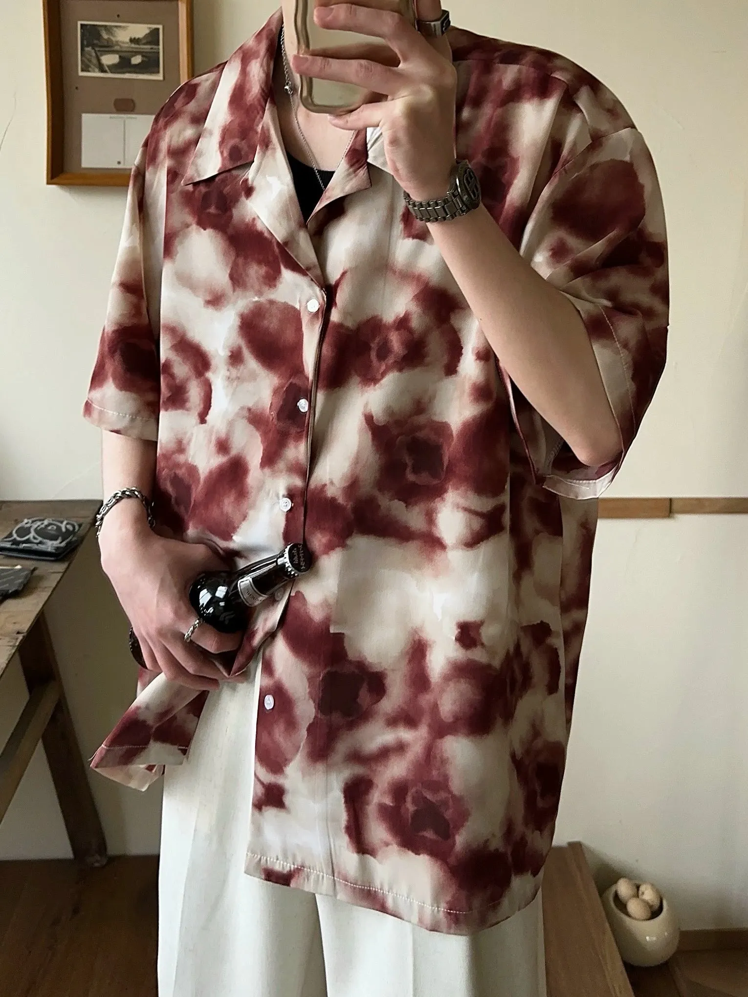 JM Ink Tie Dye Shirt Maxct