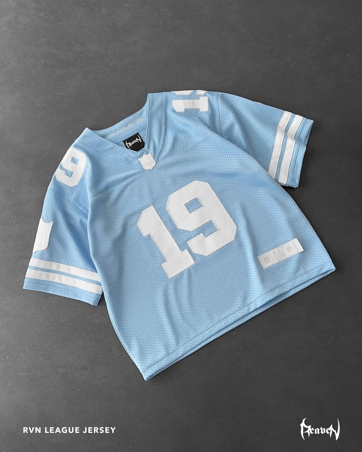 Maxct American fashion brand No.19 jersey letter oversized T-shirt women's Y2K streetwear fashion versatile loose V-neck shirt top
