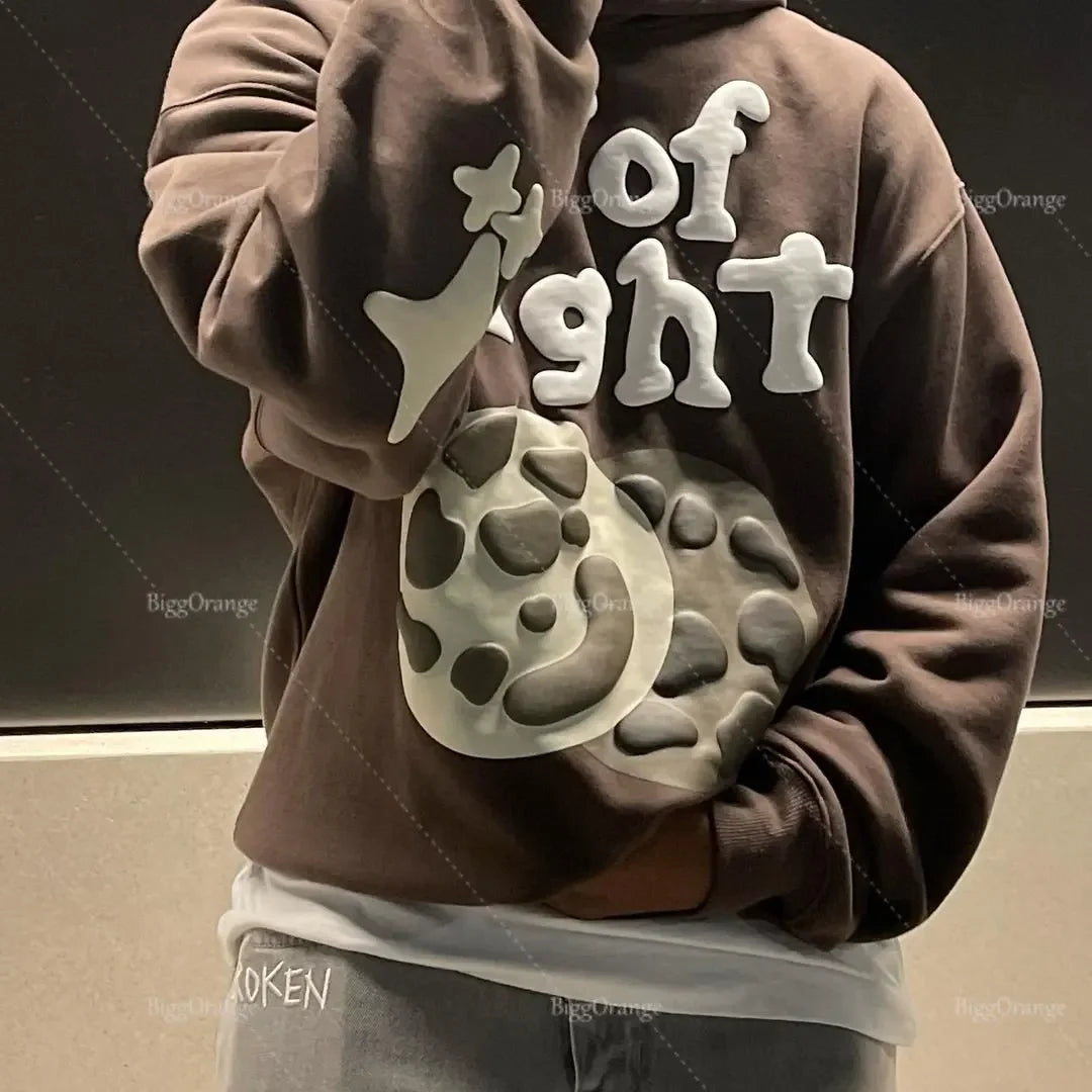Maxct Harajuku Hoodies Women Retro Y2k Oversize Zipper Letter Embroidery Sweatshirts Autumn Winter Clothes Women K Pop Clothes Anime