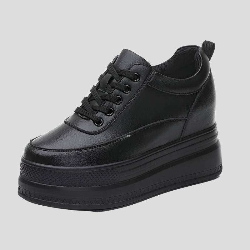 Women's 9cm Platform Wedges Closed Sneakers Maxct