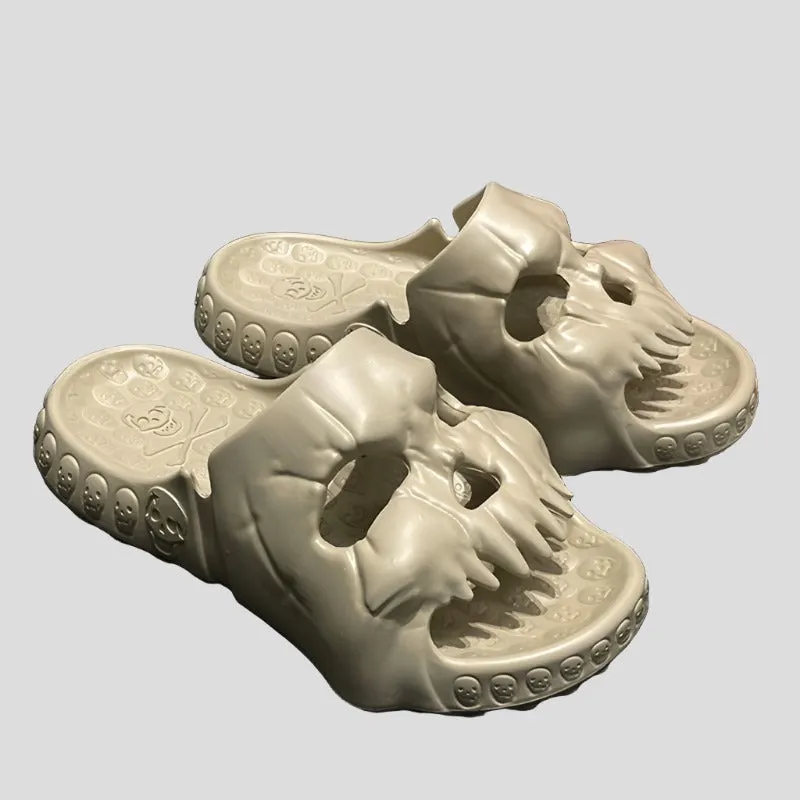 Unisex Halloween EVA Skull Sandals Maxct