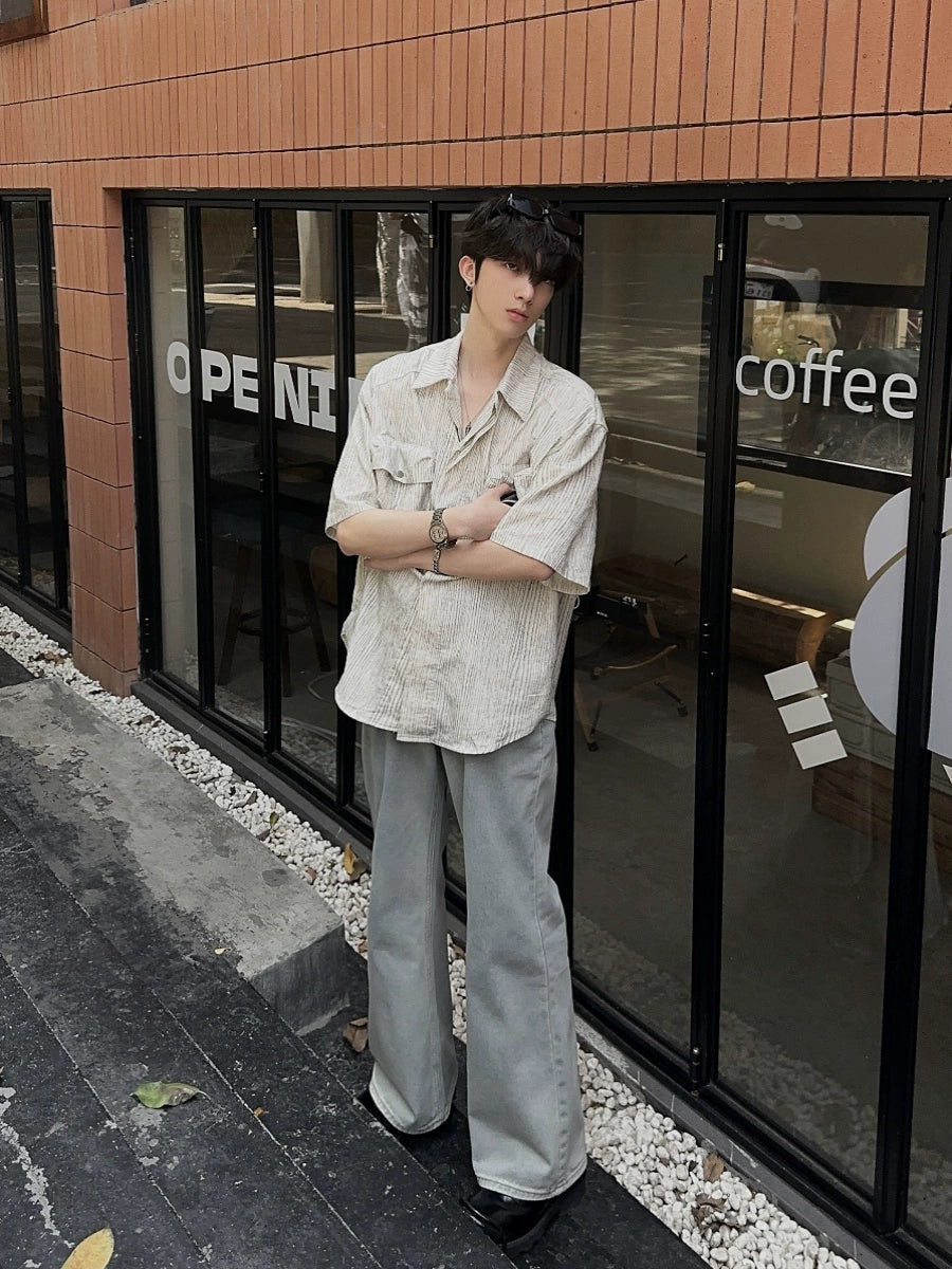 JM Vintage Striped Shirt Maxct