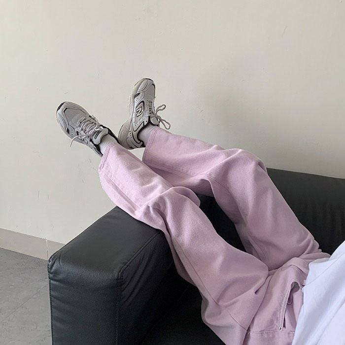 Lavender Skater Girl Wide Jeans Maxct