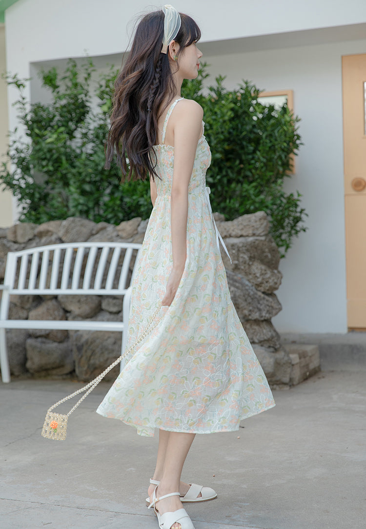 Watercolor Garden Cami Dress Maxct
