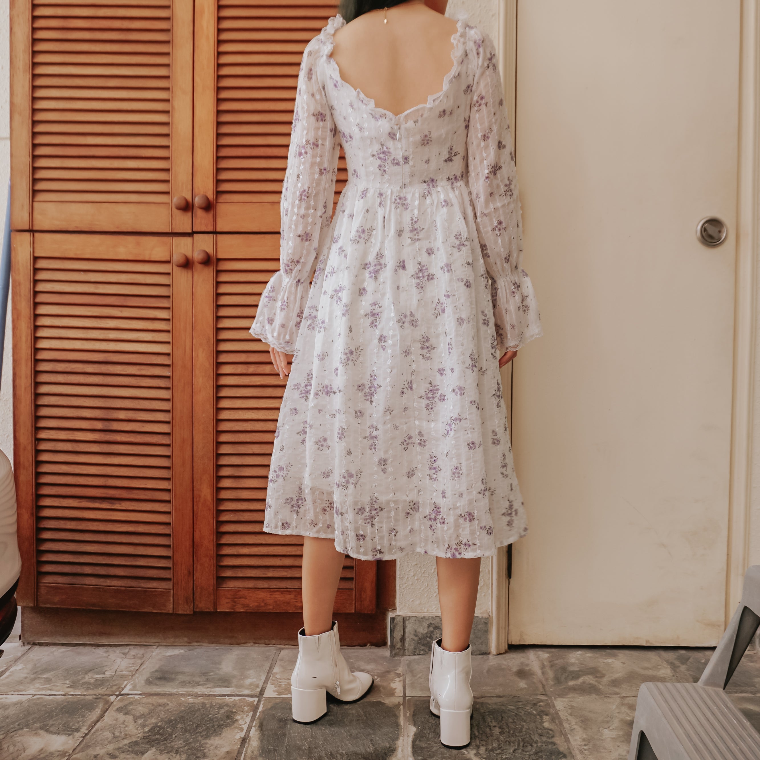 Lavender Fields Midi Dress Maxct