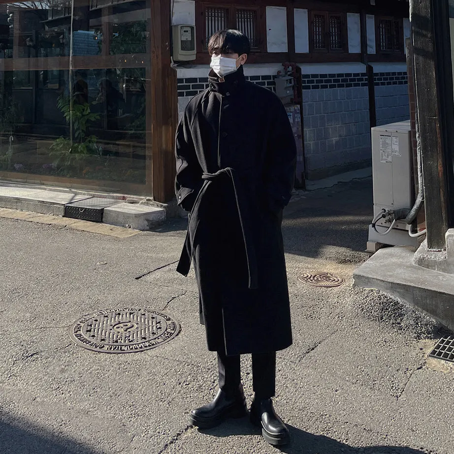 Maxct Thickened Wool Trench Coat