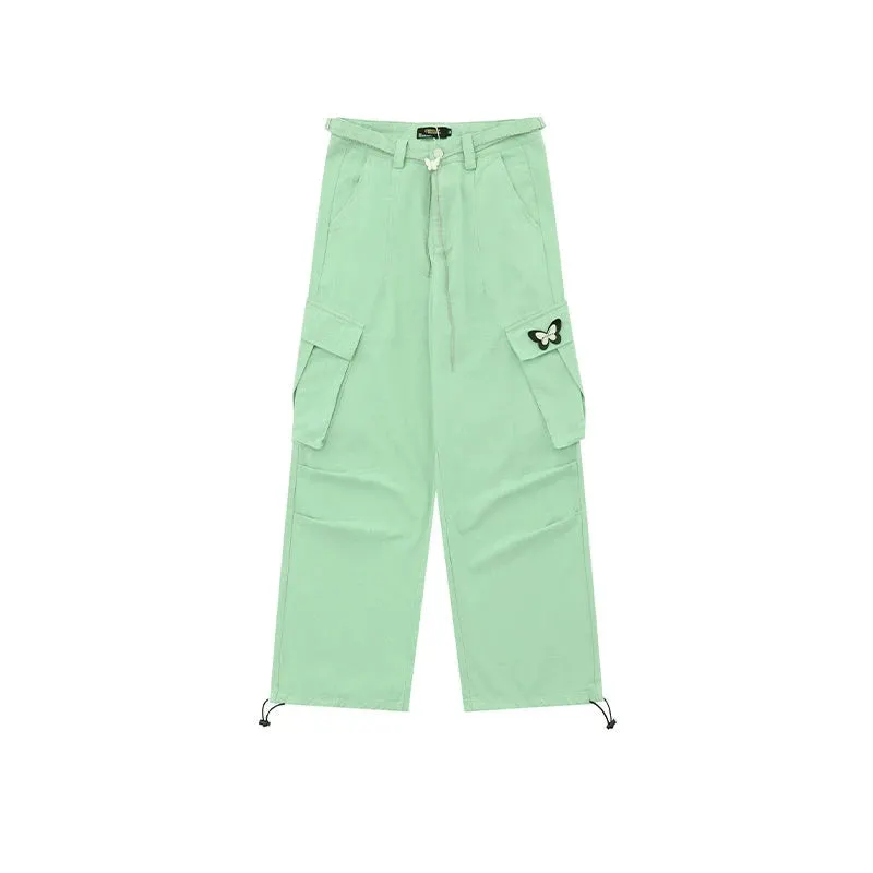 KKYES Butterfly Cargo Pants Maxct