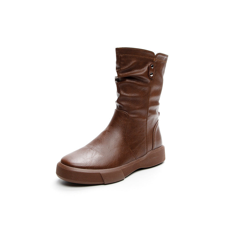 British Style Splicing Thick-Soled Martin Boots Maxct