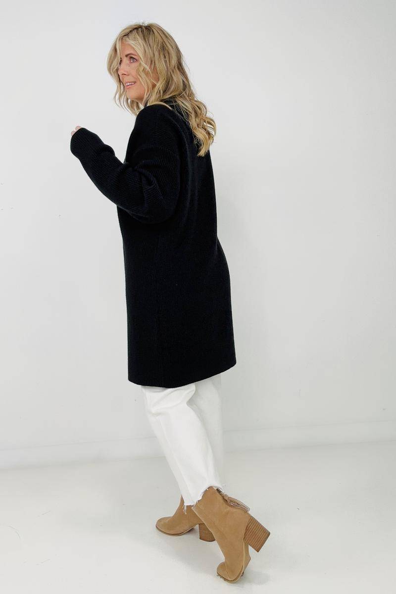 Maxct &"Mara" Mockneck Front Slit Sweater