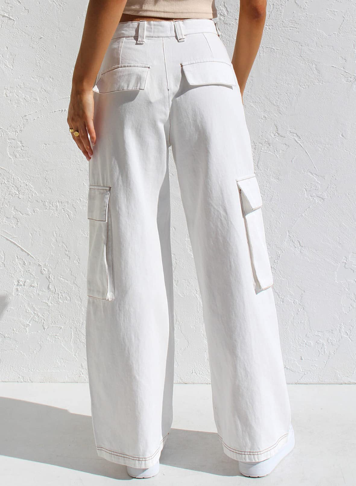 Vintage Pocket Baggy Cargo Jeans Maxct