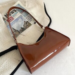 Bag For Love - Artificial Patent Leather Square Bag - Women Maxct Bags