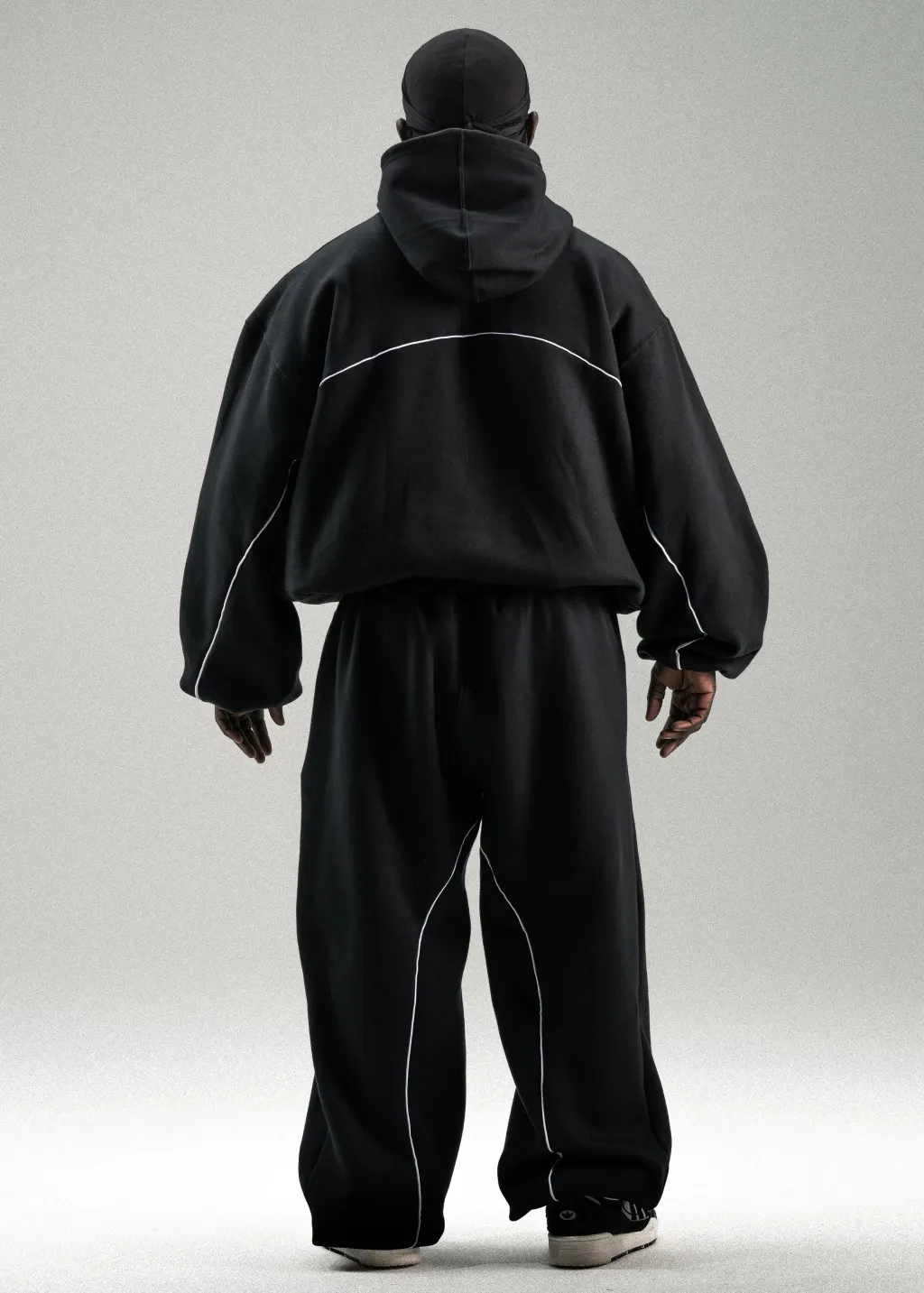 Y2k Winter Long Sleeved Hooded Sweatshirt With Color Blocking Patchwork Oversized Sweatshirt Streetwear Hip-Hop Rap Punk Outfit