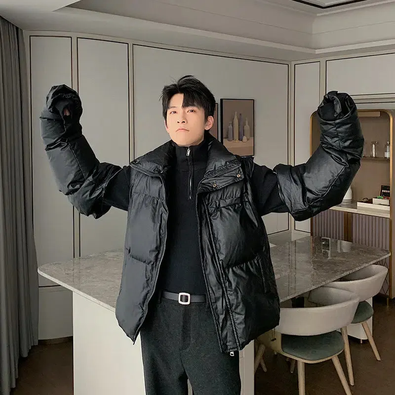 Maxct Removable Sleeves Cotton Padded Coat
