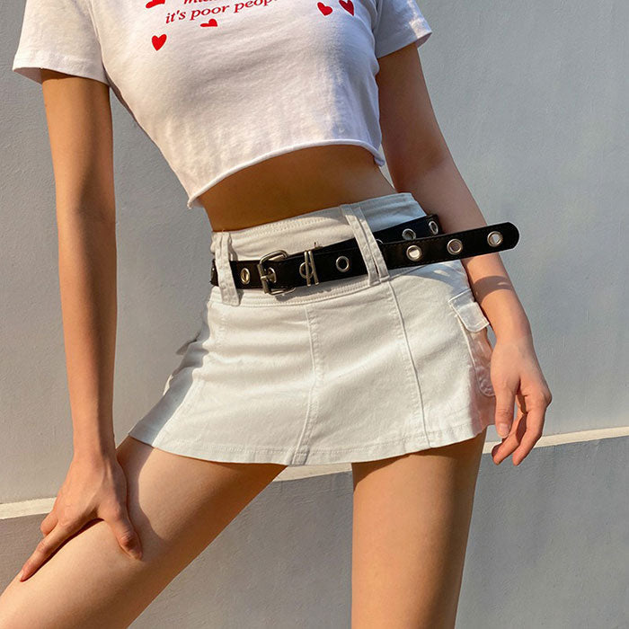 Flirting With Trouble Mini Skirt Maxct