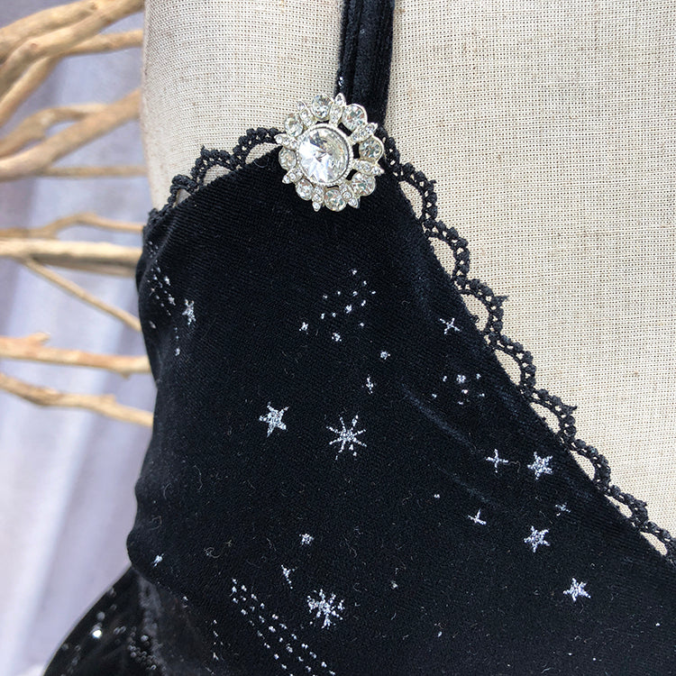 Starry Velvet Cami Midi Dress Maxct