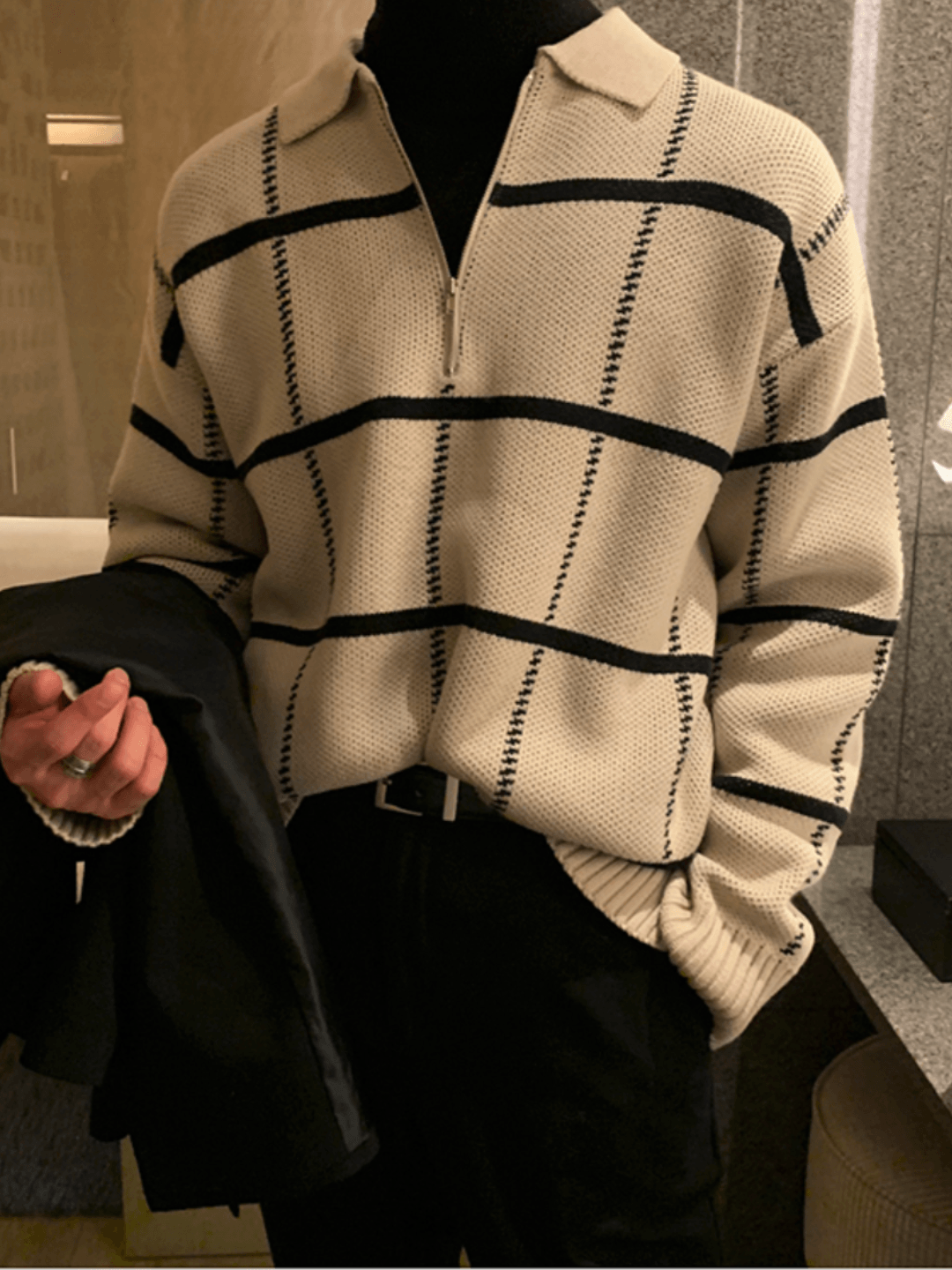Maxct [Mrcyc] Plaid Sweater Na630