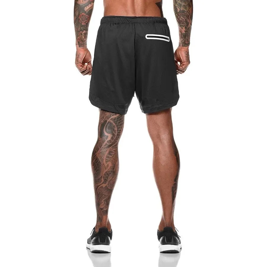 Men's 2-in-1 Double-Deck Sport Shorts Maxct - Image 7