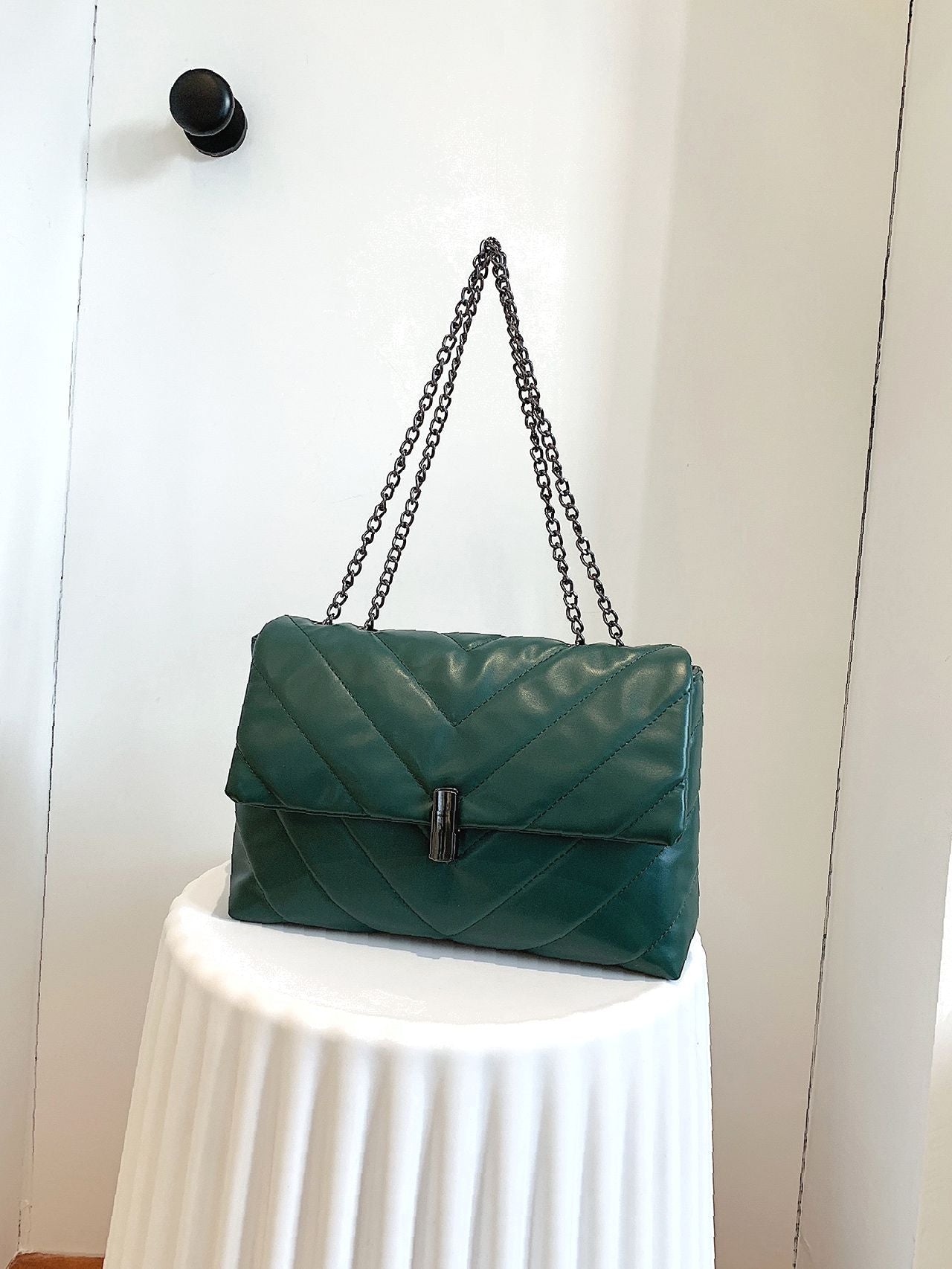 Maxct - Chevron Chain Tote Bag  - Women Tote Bags