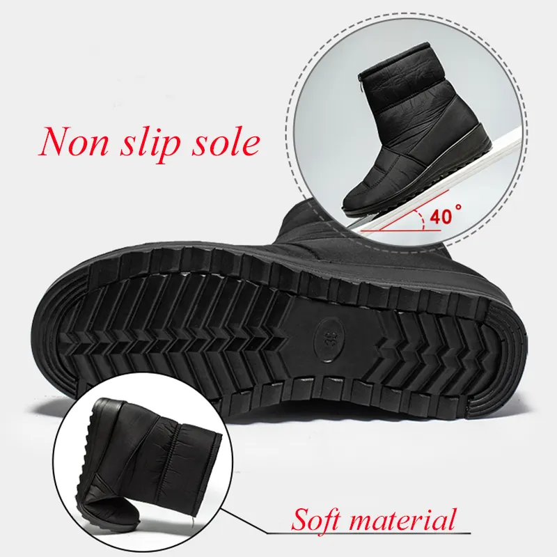 Non Slip Waterproof Winter Snow Boots - true-deals-club