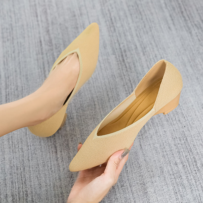 Urban Woven Multi-Color Casual Low Heels Shoes Maxct