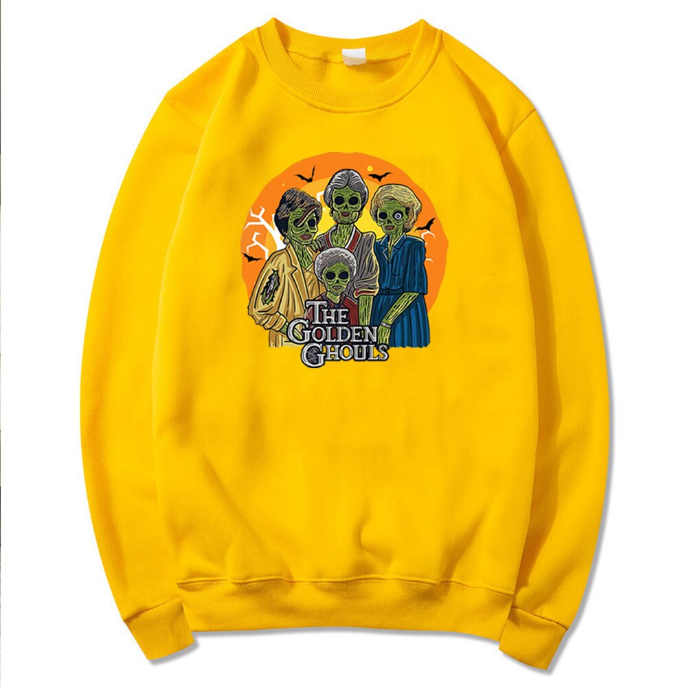 Maxct Halloween Awakecrm The Golden Ghouls Halloween Sweatshirt Tv Show Golden Gilrs Inspired Hoodie Funny Witch Vampire Pullover Halloween Sweatshirts