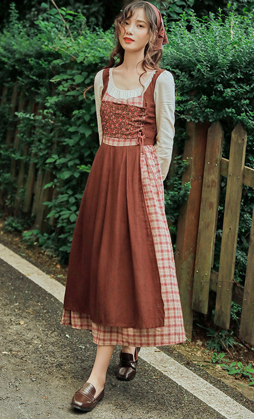 Patchwork Village Dress Maxct