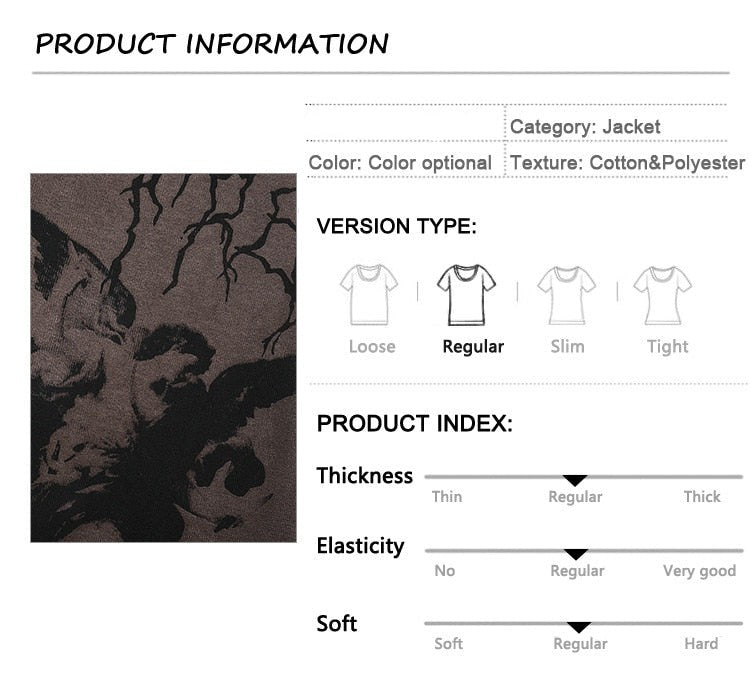 Fairy Grunge Zipper Hoodie for Men Maxct