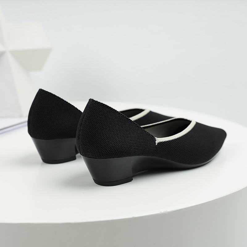Urban Woven Multi-Color Casual Low Heels Shoes Maxct