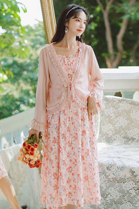 Tea Cup Floral Cami Dress Maxct
