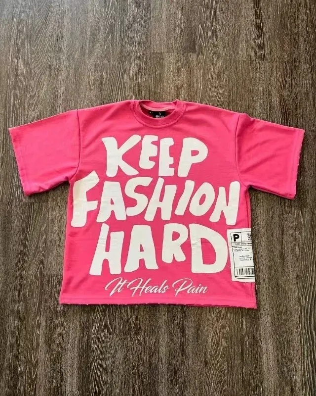 Maxct Harajuku y2k High Street Gothic New Women Printed T-shirt Loose casual men and women street clothing top graphic t shirts