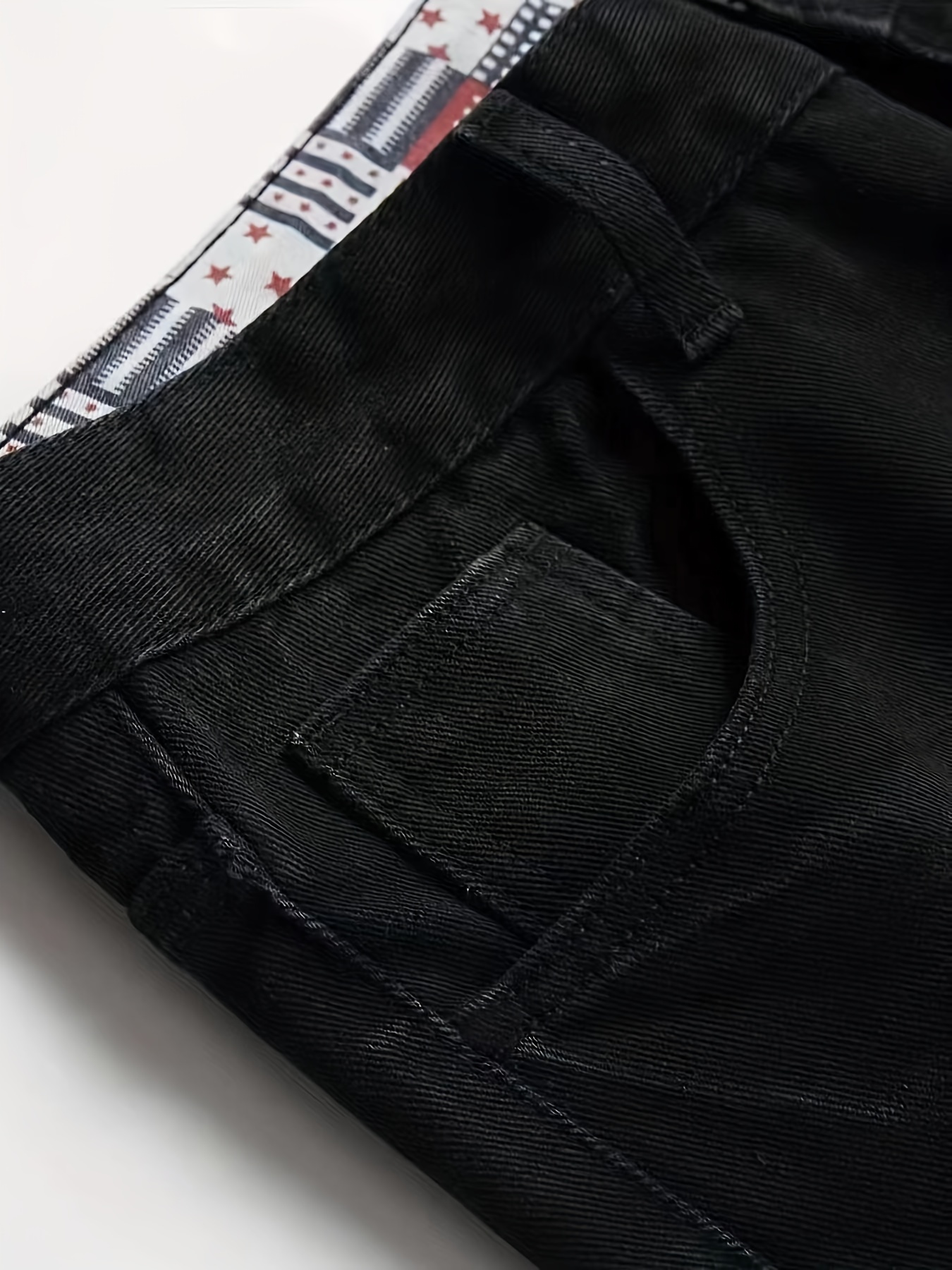 Regular Fit Ripped Jeans, Men's Casual Street Style Distressed Denim Pants For All Seasons