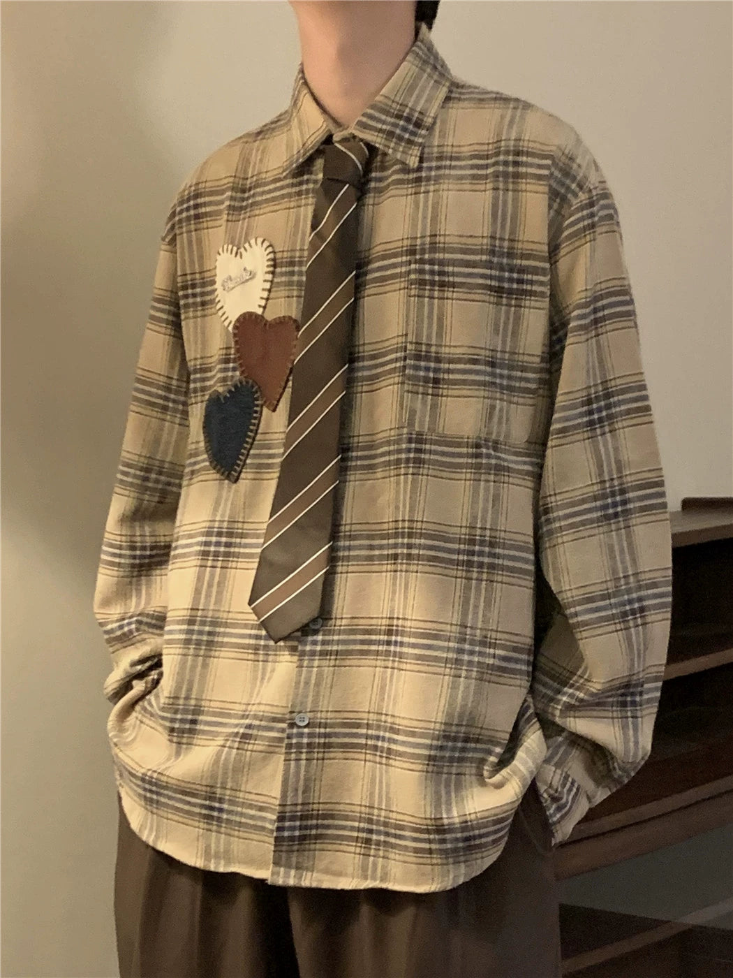 Nagawl Stitched Hearts Shirt Maxct