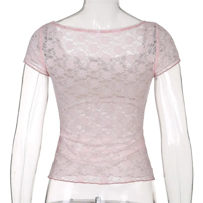 Maxct &Coquette Lace Detailed Top