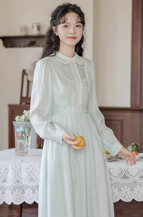 Sunday Tea Long Sleeve Midi Dress Maxct