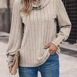 Maxct &Turtleneck Long Sleeve T-Shirt