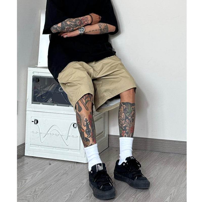 Maxct Vintage Pocket Straight Shorts