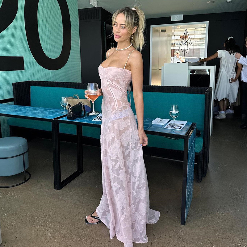 Maxct prom dresses Style Summer New Women's Fashion Tube Top off-Neck Elegant Evening Dress Dress