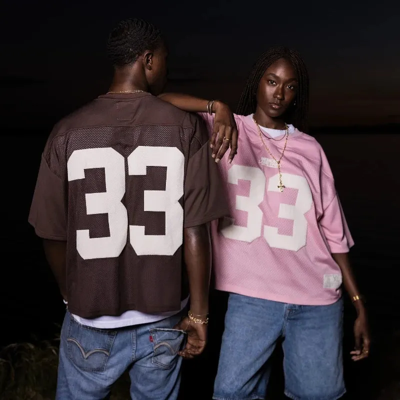 Maxct 90s Streetwear Y2K Retro Jersey Quick Dry Breathable Mesh T Shirt Men Women Street College Sports Wear Oversized Unisex Football Training Wear