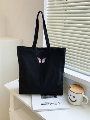 Ditsy Floral Graphic Shopper Bag - Women Tote Bags