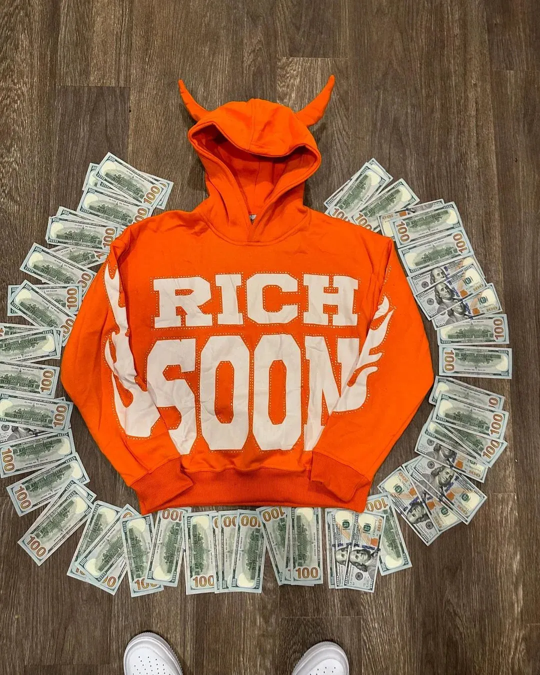 Maxct Y2k Pullover Hoodie Winter Sweatshirt Long Sleeved Tops Vintage Hip-Hop Streetwear Cartoon Printed Clothes School Outfit Ootd