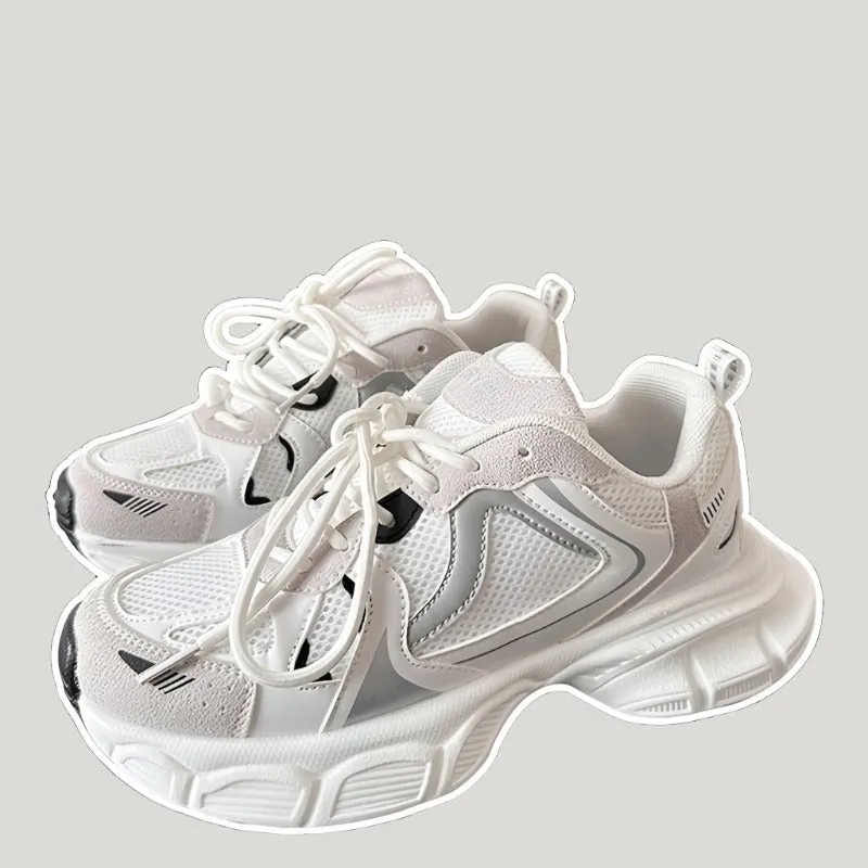 Luxury Mesh Men's Chunky Sneakers Closed Training Athletic Maxct