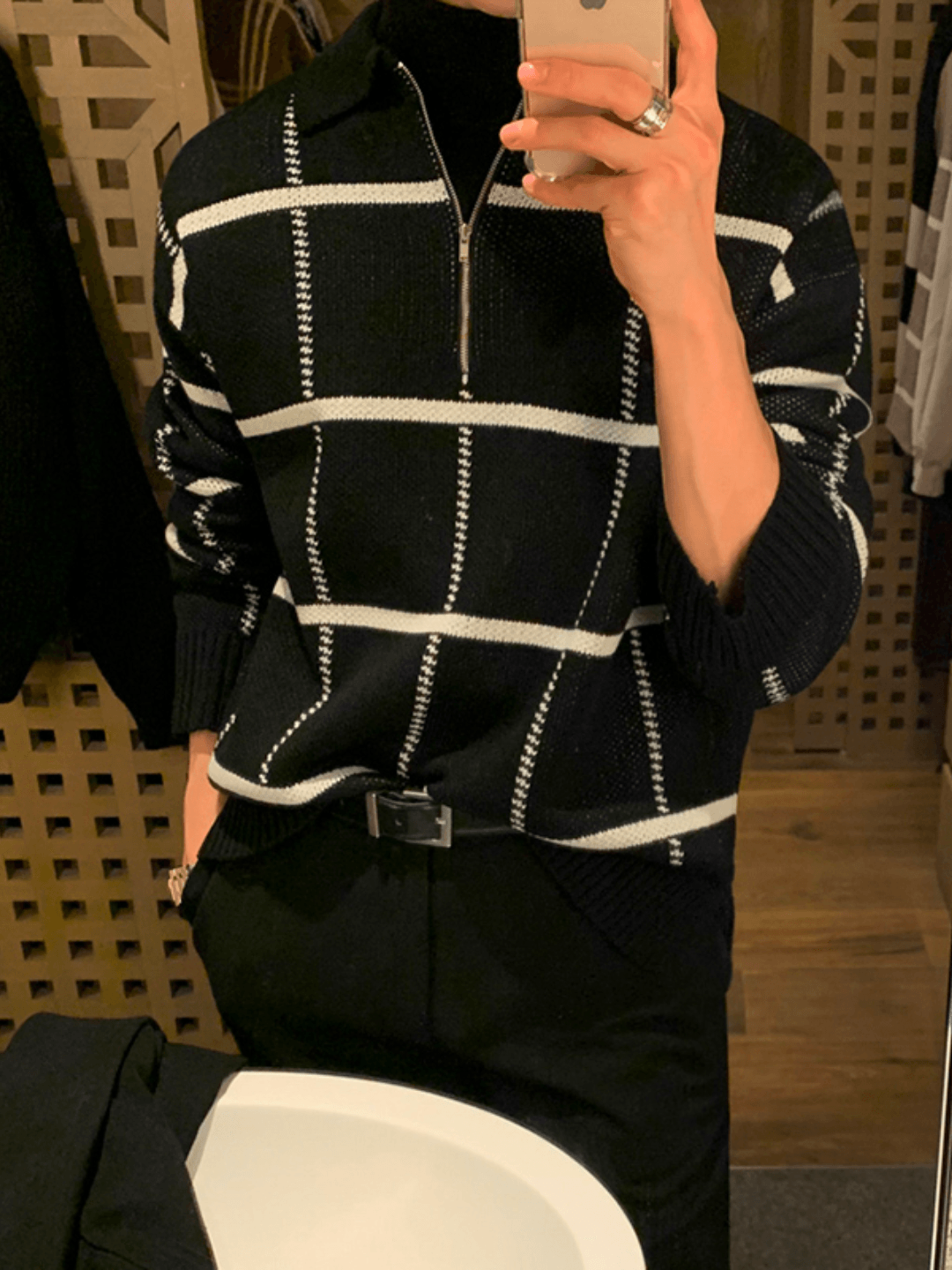 Maxct [Mrcyc] Plaid Sweater Na630