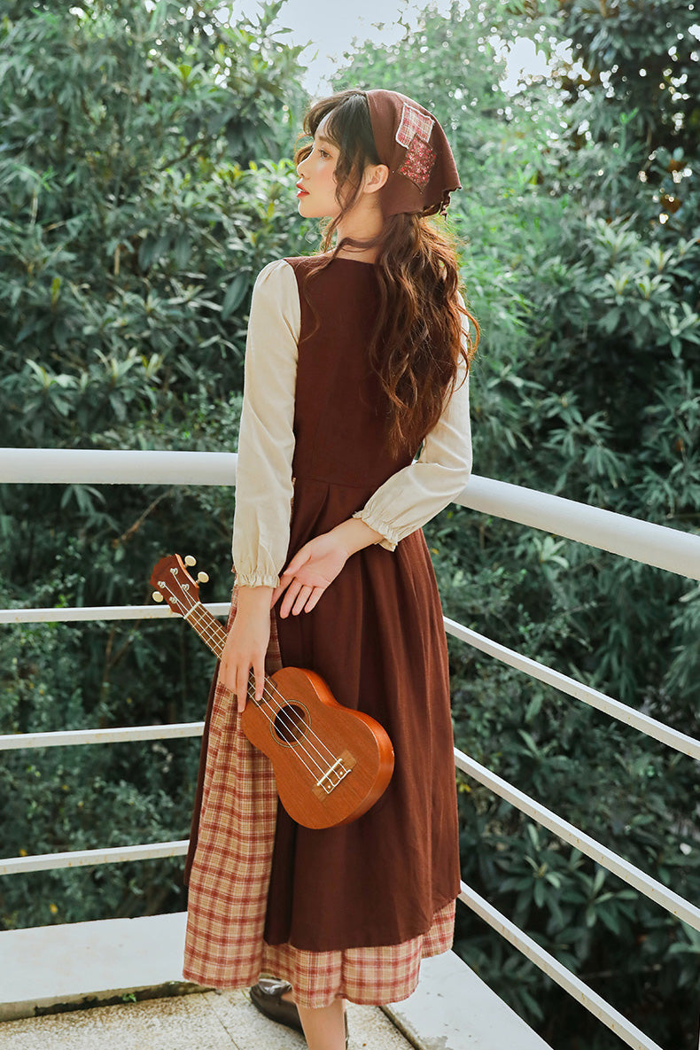 Patchwork Village Dress Maxct
