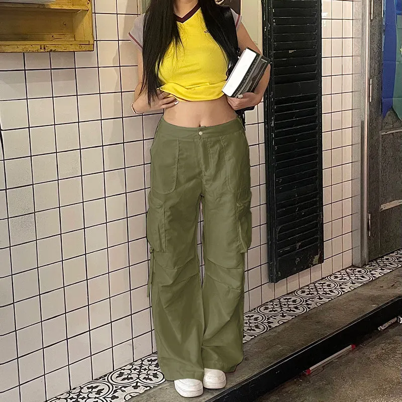 Washed Vintage Baggy Cargo Jeans Maxct