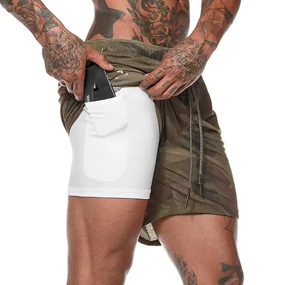 Men's 2-in-1 Double-Deck Sport Shorts Maxct - Image 23